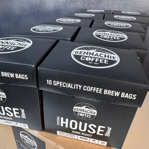 Case of 10 x 10 Biodegradable Coffee Brew Bag - Seasonal House Blend